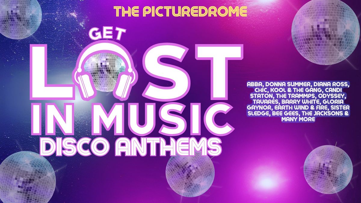 Get Lost In Music at The Picturedrome poster, 5 April 2025