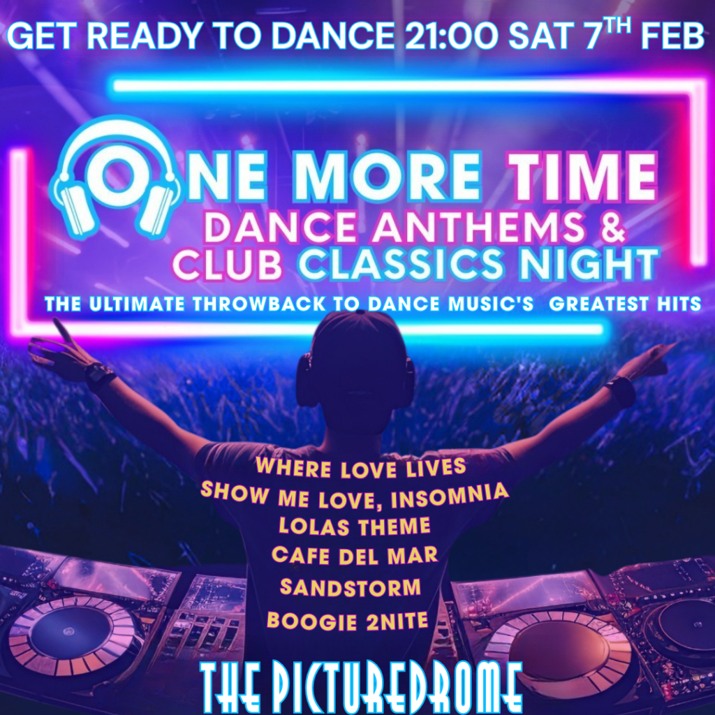 One More Time Dance Anthems & Club Classics Night poster